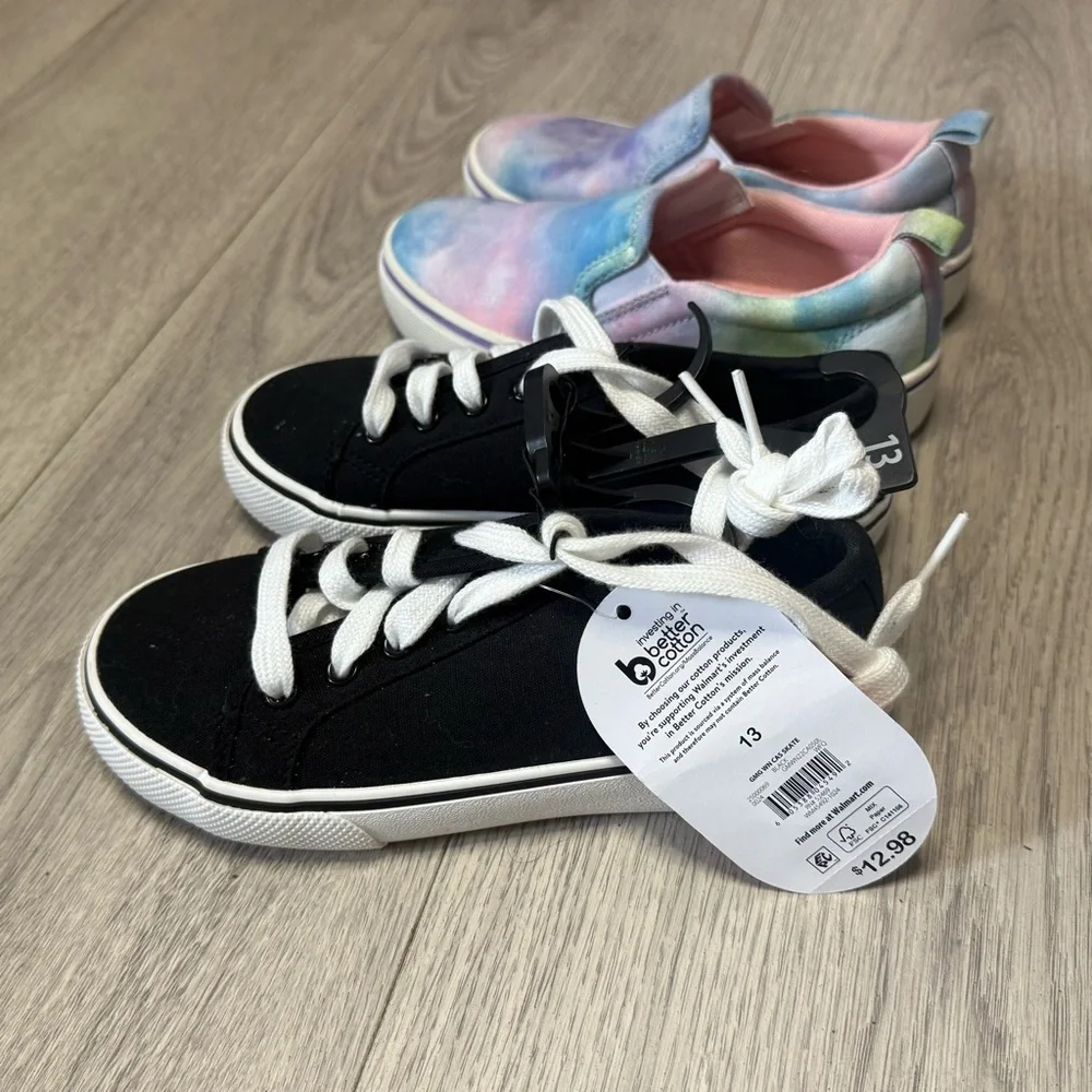 Girls Shoe Bundle! Colorful Kids‎ Sneakers- 3 pairs - Size 13